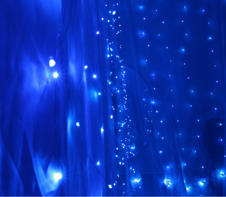 Luces LED navideñas decorativas, guirnaldas de luces festivas para interiores con diseños de muñecos de nieve, Papá Noel, renos y árboles de Navidad._voghion.com