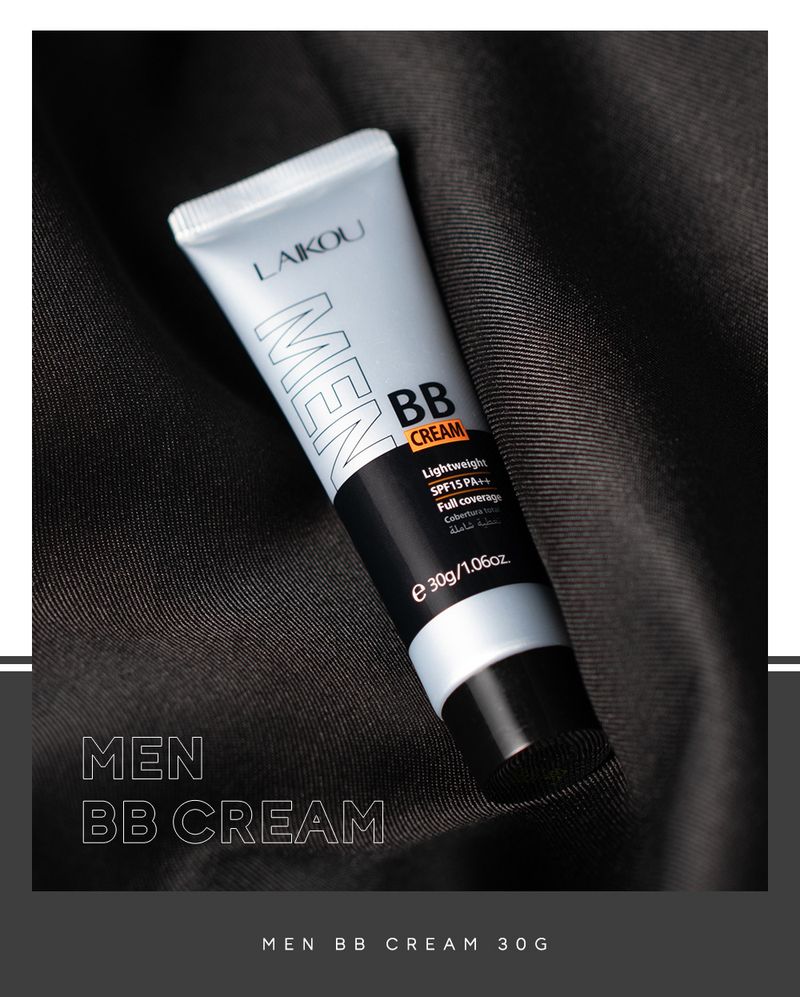 LAIKOU Ανδρική Κρέμα Bb 30g (λάστιχο) Πολλαπλά Χρώματα Προαιρετικά FDA Καλλυντικά Μακιγιάζ_voghion.com