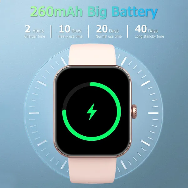 Newest Smart Watch Multi-sport Mode Custom Dial Heart Rate Blood Pressure Blood Oxygen Blood Glucose Monitoring IP67 Waterproof for Apple Android_voghion.com