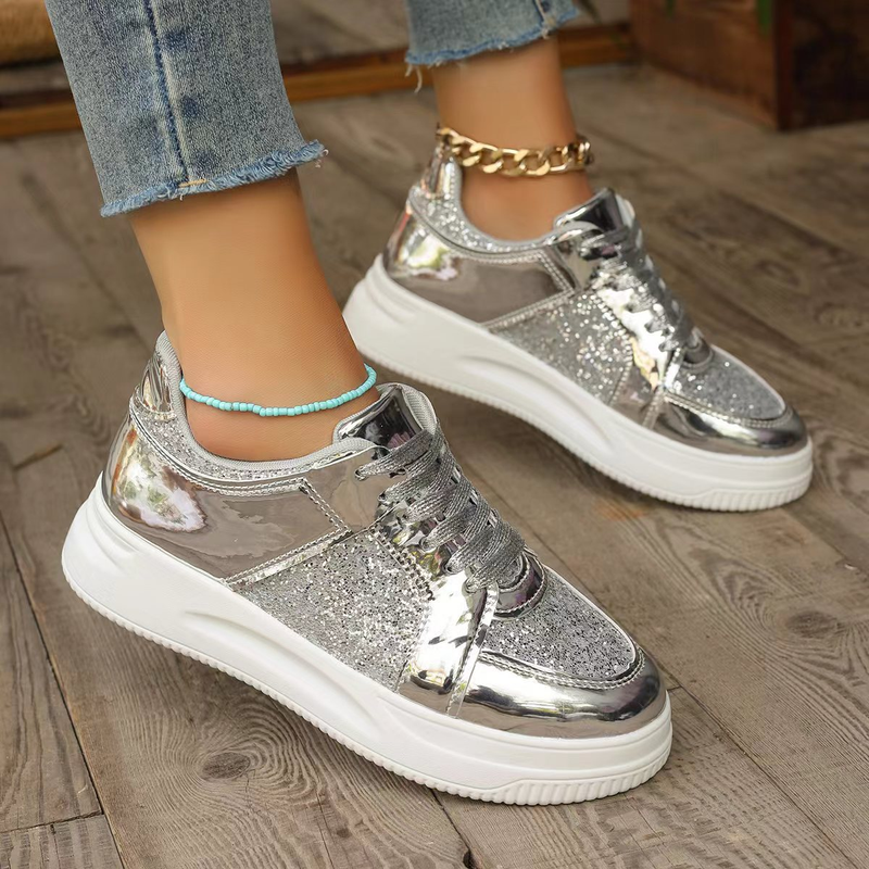 Spring and Autumn New Cool Plate Fashion Casual Large Women's Lace up Thick Bottom Casual Shoes in Stock Le Fu Shoes_voghion.com