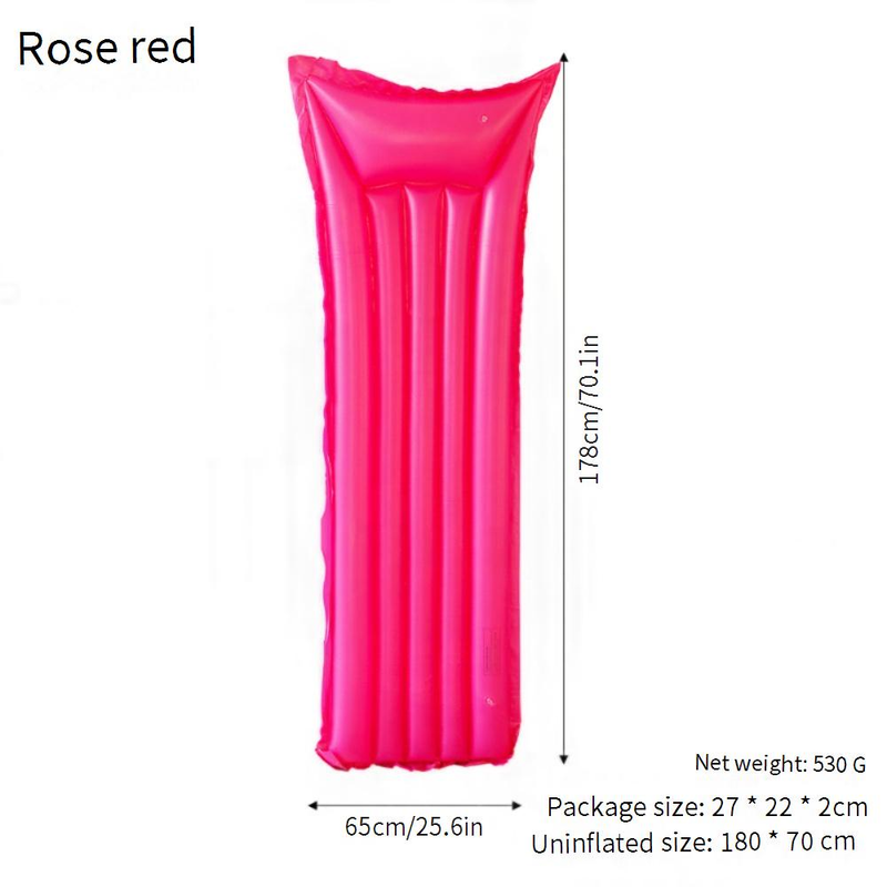 Inflatable Pool Lounge Chair Foldable Single Floating Bed With Comfortable Backrest For Adults Quick Dry Non Slip Surface_voghion.com
