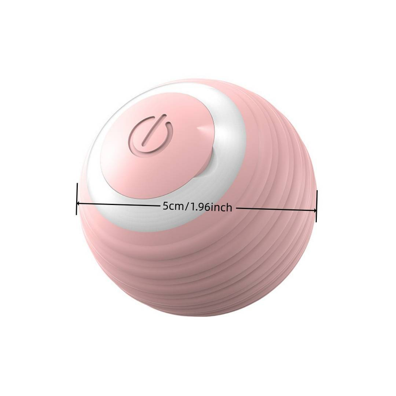 1pc Pet Gravity Intelligent Rolling Ball Cat Toy Relieves Boredom, Self Hi Teasing Cat Stick, Kitten Charging Teasing Cat Ball, Dog Cat Spherical Toy_voghion.com