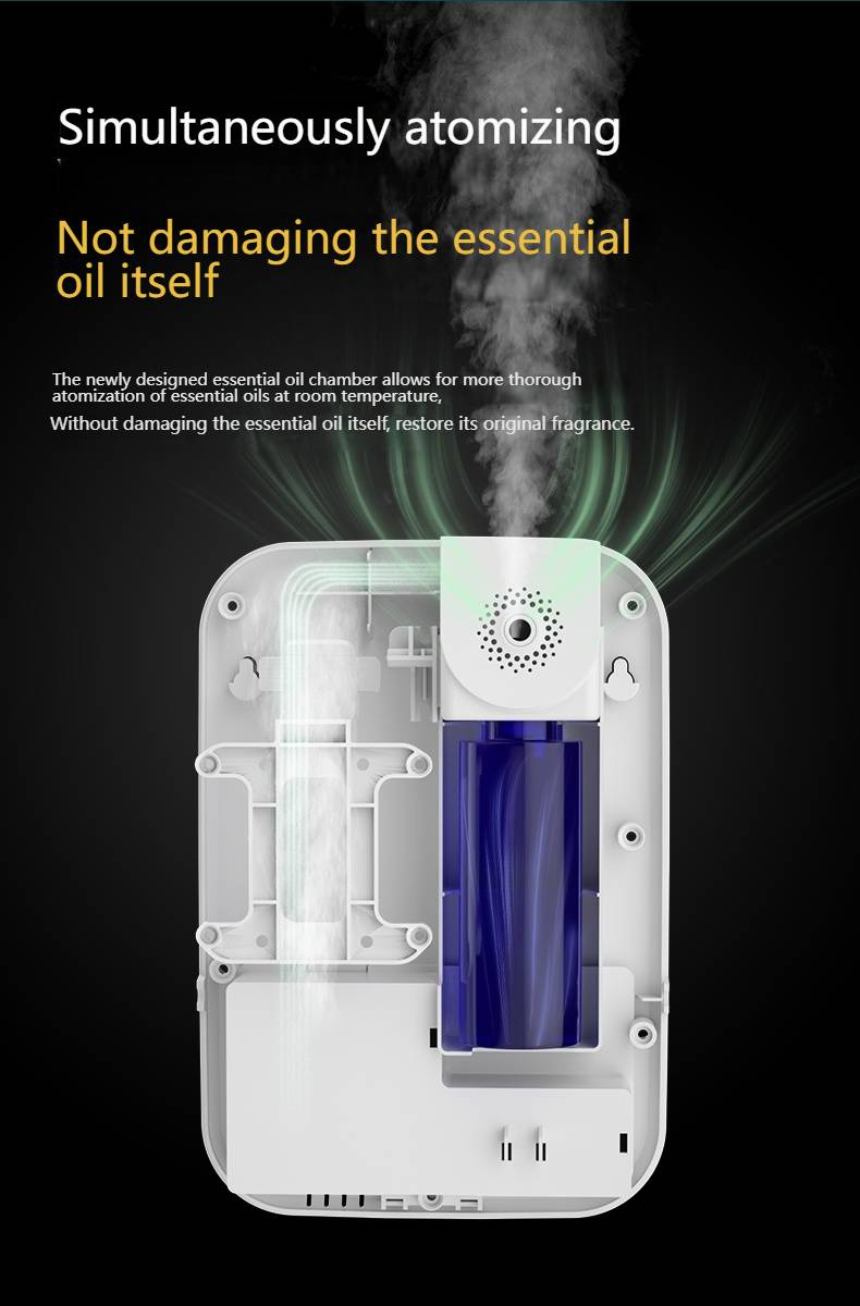 Smart Automatic Aroma Diffuser For Home & Hotel - Quiet Ultrasonic Essential Oil Diffuser With Timer, Large Room Coverage (61㎡+), 180ML Capacity_voghion.com