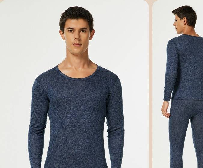 Men's & Women's Thermal Underwear Set - Cashmere Silk Blend, Fleece-Lined, Warm Winter Base Layer, Unisex Long Sleeve & Pants, Soft & Breathable_voghion.com