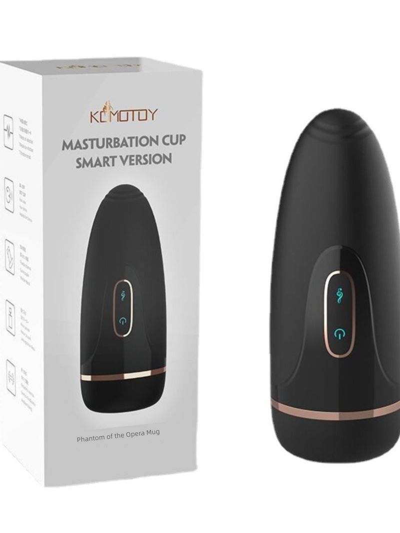 Komotoy Si Loafers Phantom Flugzeugflasche zum Aufladen, automatische Vibration mit Geräuschen, Masturbationsgerät für Männer_voghion.com