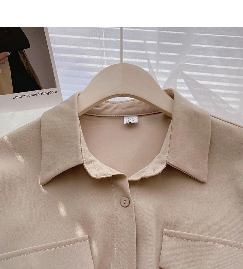 Maglietta a maniche lunghe per donna, sottile ed elegante, lunghezza media, nuovo stile per l'inverno, design di nicchia, top con lacci_voghion.com