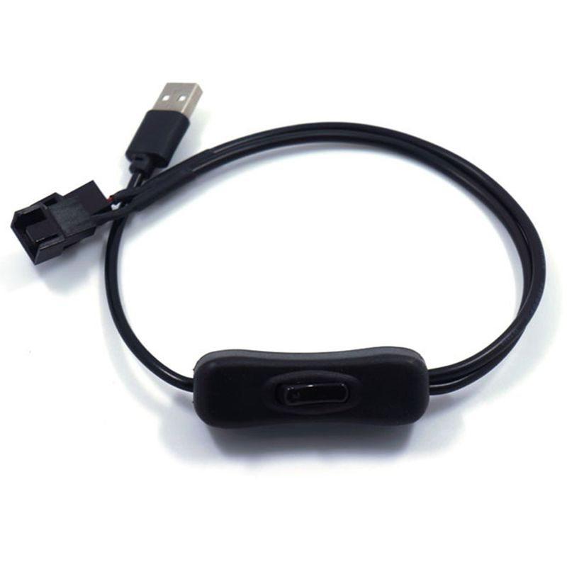 Adaptateur USB 5V à 2 voies vers 4 broches, câble convertisseur, cordon de connecteur de ventilateur d'ordinateur PC_voghion.com