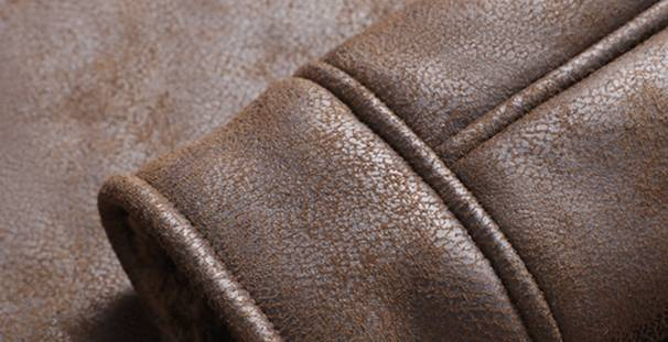 Men's Faux Suede Shearling Leather Jacket With Fleece Lining – Winter Warm Bomber Coat For Casual & Motorcycle Style_voghion.com