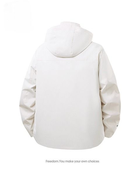 Unisex Waterproof Windbreaker Jacket – Lightweight Outdoor Shell For Hiking & Running (S-XXXL)_voghion.com