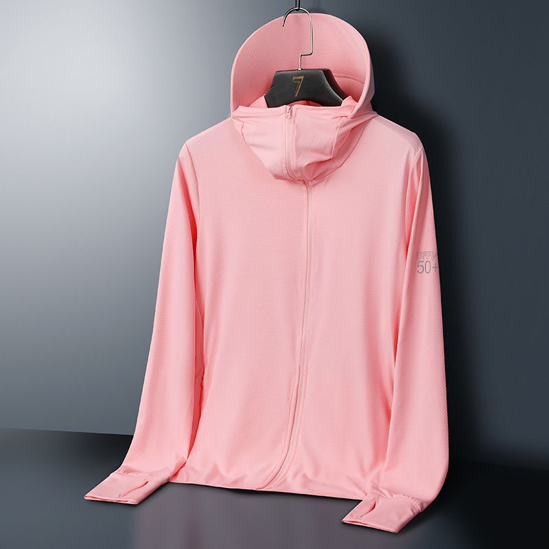 Felpa con cappuccio da esterno UPF50+ per coppie, leggera e traspirante, con protezione UV per escursionismo e ciclismo (M-4XL, 7 colori)_voghion.com