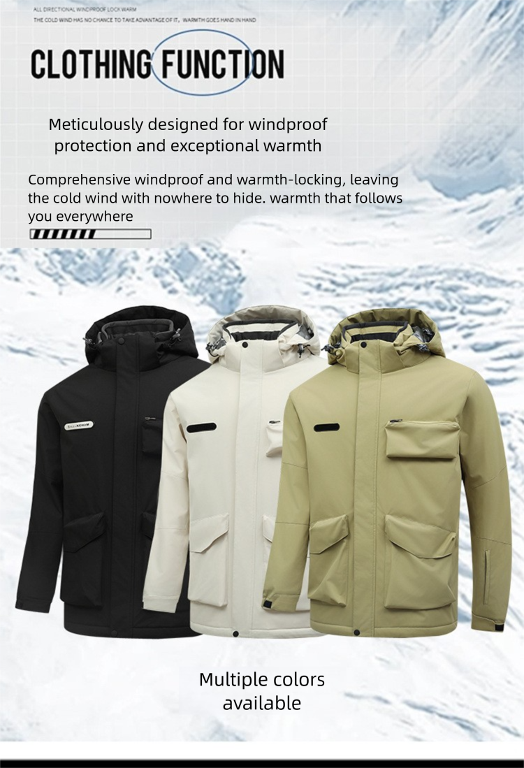 Suit Set Winter Snowboard And Waterproof Windproof Skiing Mountaineering Thermal Bib Ski Pants Unisex_voghion.com