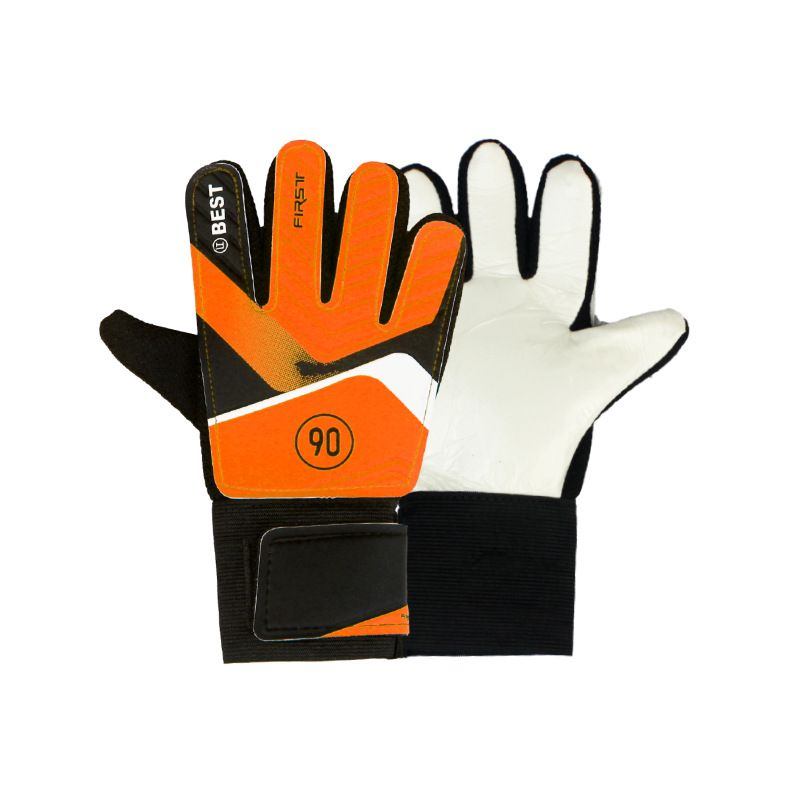 Kinder Fußball Latex Torwarthandschuhe Handschutz Antikollision_voghion.com