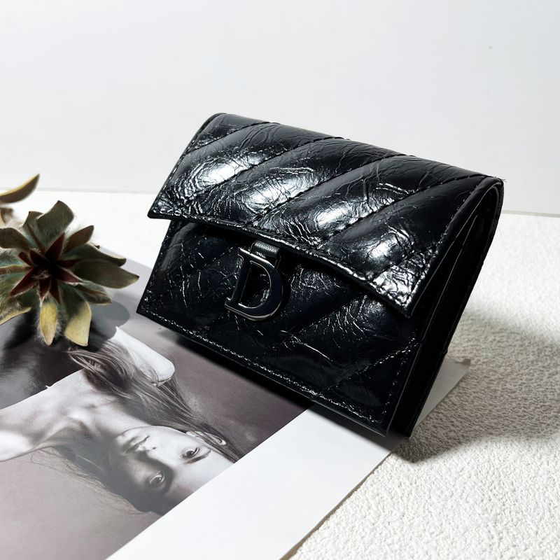 Akkordeon-Kartenetui aus Lackleder für Damen – Neues europäisches und amerikanisches Nischendesign 2025 – Mehrere Kartenfächer – Hochwertige Ausstattung_voghion.com