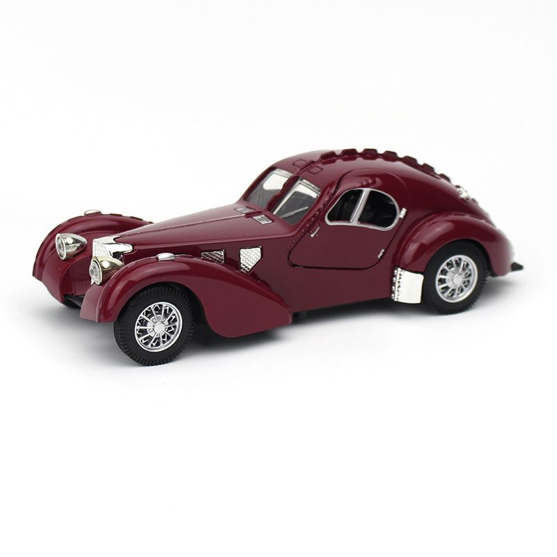1:28 Liga Clássico Carro Vintage 500K Modelo de Carro Estático Coleção Presente Bolo Enfeite_voghion.com
