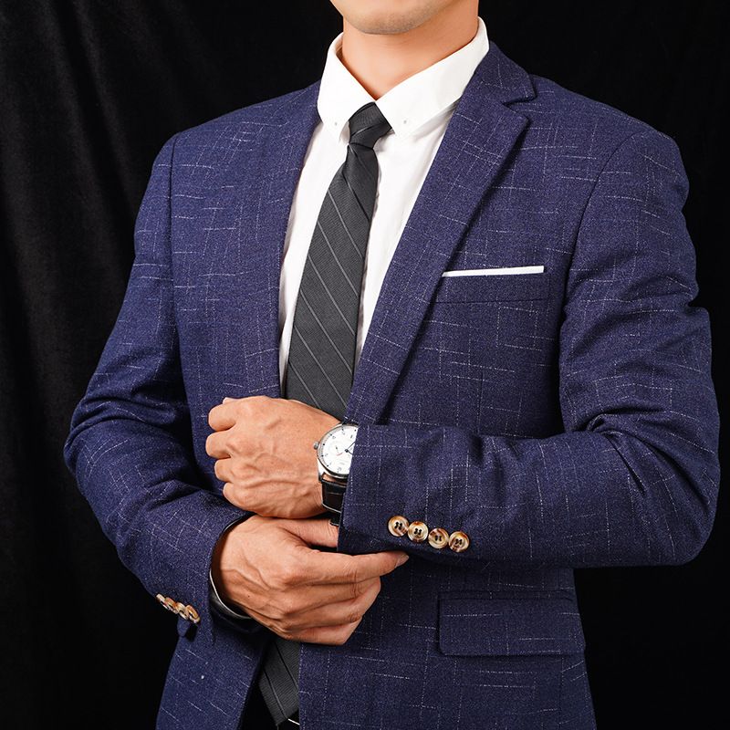 Cravatta da uomo con cerniera, elegante e formale, per donna, sposo, matrimonio, blu a righe, sottile, nera, senza nodo, facile da tirare_voghion.com