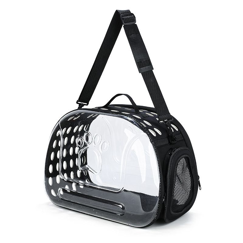 Pet Carrier Transparent Handheld Shoulder Portable Cage Space Capsule Breathable Travel Cat Bag With Viewing Window_voghion.com