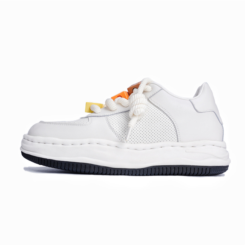 Unisex-Popcorn-Schuhe im neuen Stil, unsichtbare Höhenerhöhung, auflösende weiße atmungsaktive, bequeme Freizeitsportschuhe_voghion.com