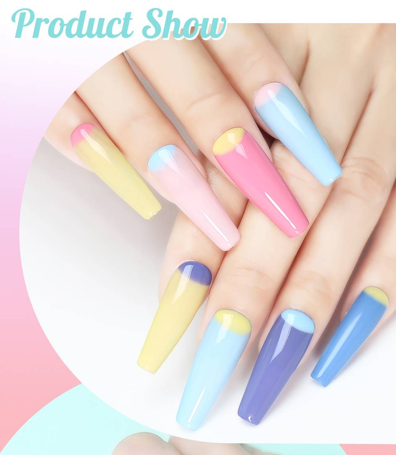 Parkson 3 kpl värigeelilakka Macaron-värit pehmeät värikkäät kynsilakkataidekynsitarvikkeet ammattilaisille kynsigeelipakkaukset_voghion.com