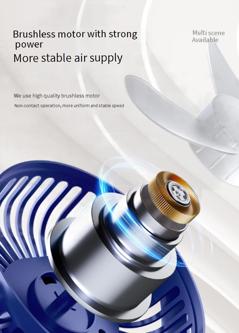 6 Inch USB Desk Fan - Dual Power (AC/USB) Quiet Office Fan (3 Speed Settings Adjustable Tilt ≤35dB Silent Mode)_voghion.com