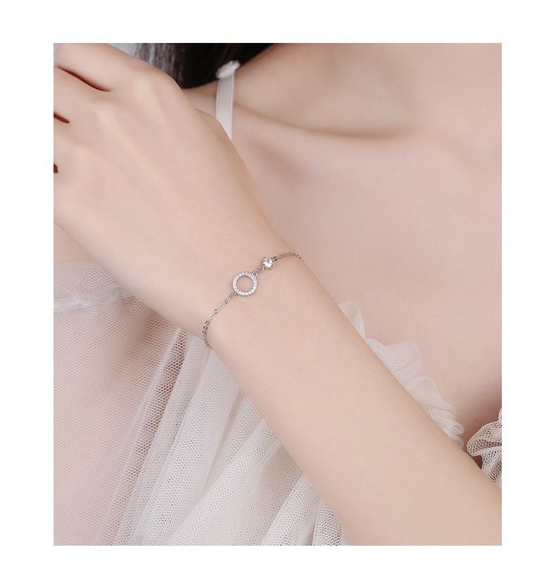 Bracciale Love Has Gravity, gioielli da donna, in argento Sterling 925, con luce di nicchia, design di nicchia di lusso, design a cerchio, di alta qualità._voghion.com