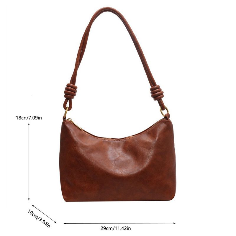Borsa a tracolla geometrica con tracolla larga, da donna, in morbida pelle di alta qualità, nuova moda_voghion.com