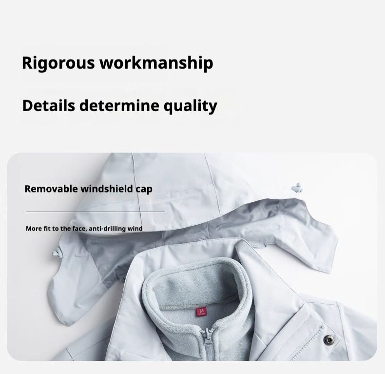 JEPE Women's 3-In-1 Down 2025 New Spring And Autumn Winter Waterproof Thick Coat For Men_voghion.com