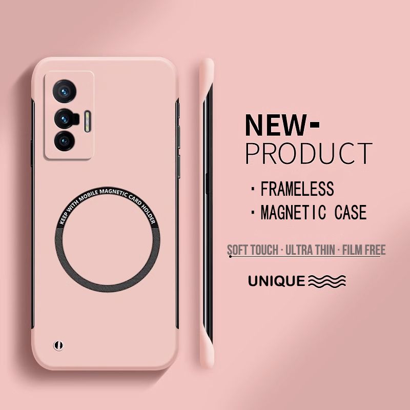 Ultra Thin Hard PC Magnetic Frameless Phone Case For Oppo Master NEO 3T GT 2 3 Realme 10 11 Pro Plus Matte Cover_voghion.com