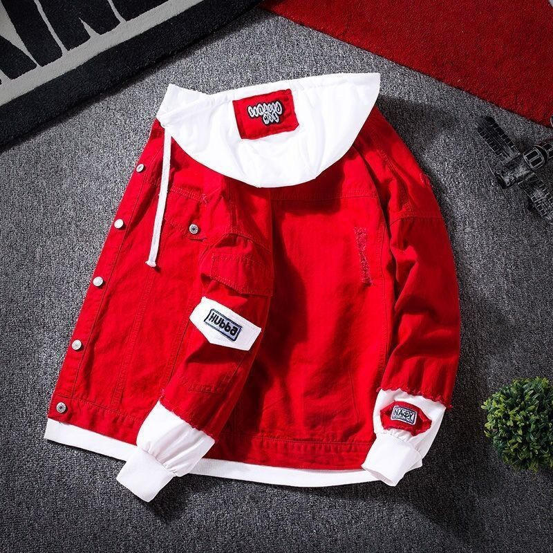 Men's Denim Winter New Loose Korean Style Trendy Handsome Jacket Student Tops Spring And Autumn_voghion.com