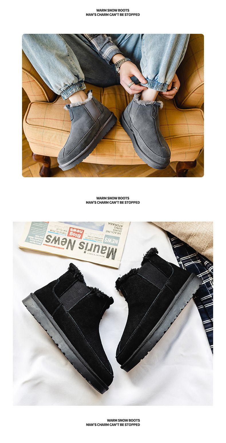 Men's Shoes Autumn And Winter New Snow Boots With Cotton_voghion.com