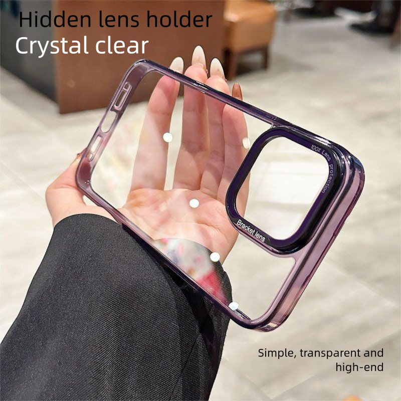 Goggle Bracket Phone Compatible With 16 15 Protective Luxury 14 Pro Max Transparent Case_voghion.com