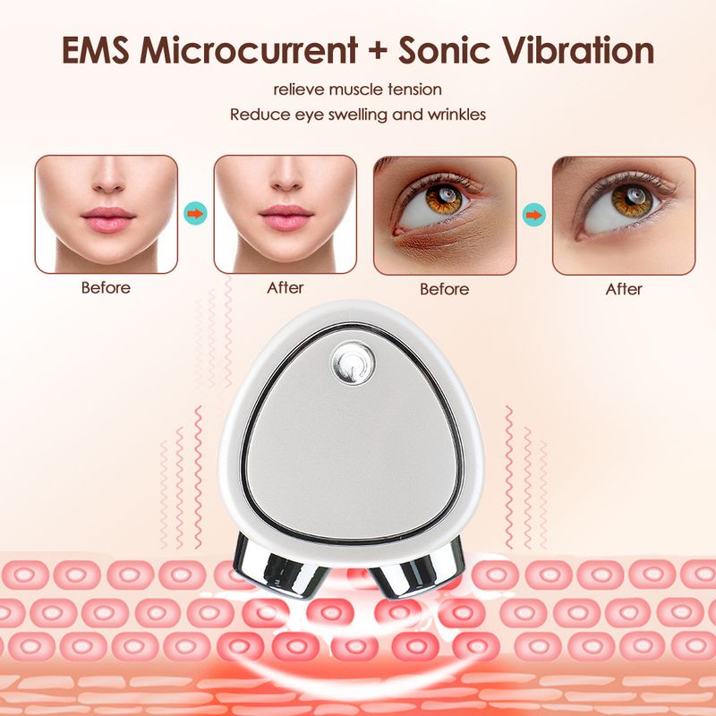 Micro current lifting, tightening, and rejuvenating the face, dual head for household massage, beauty instrument_voghion.com