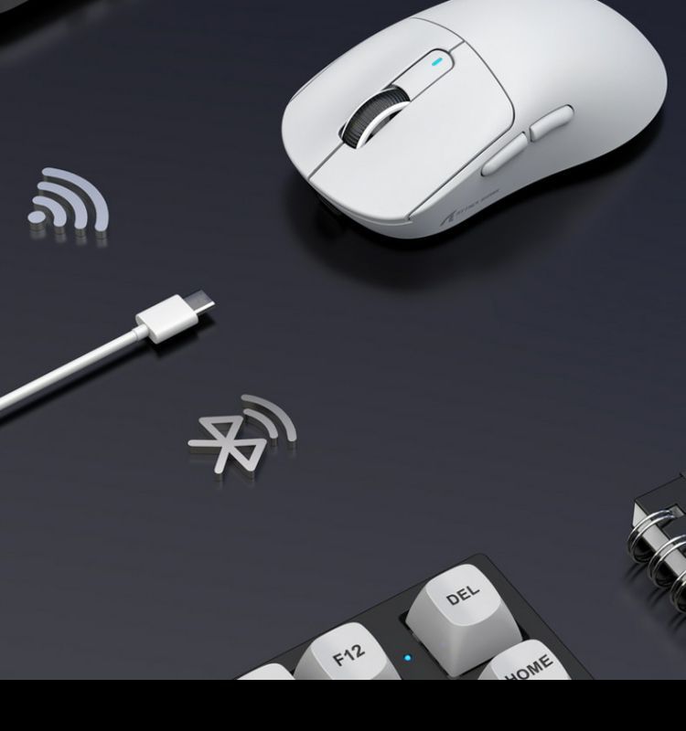Mouse wireless da gioco Attack Shark X3 leggero PAW3395 a tre modalità_voghion.com