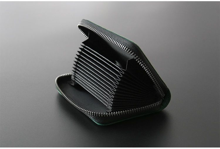 Card bag men's suede leather card clip bag exquisite anti demagnetization multifunctional small card clip ID bag wallet Card holder female_voghion.com