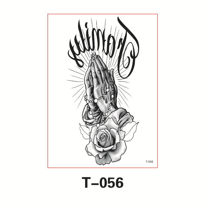 Accessoires de tatouage, nouveaux autocollants de tatouage noirs et blancs, imperméables et durables, autocollants de tatouage de personnalité féminine avancés pour bras sexy_voghion.com