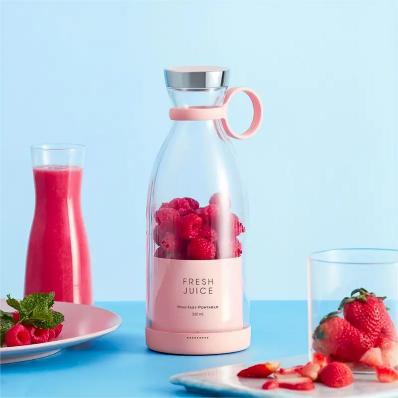 350ml Portable Electric Wireless Mini Fruit Blender Juicer - Perfect For On-the-Go! _voghion.com