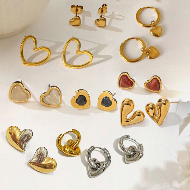 Orecchini da donna, set di orecchini combinati, luce, lusso, alta gamma, senso, accessori versatili, gioielli di perle, geometrici, filo per orecchini in acciaio al titanio, tendenza_voghion.com