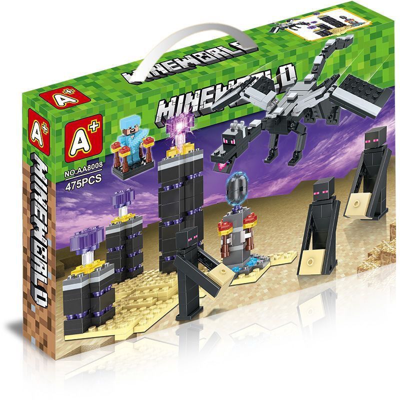 Minecraft Yapı Taşları ile Uyumlu, Erkek Çocuklar İçin Eğitici Bulmaca Oyuncakları, Küçük Parçacık Montaj Oyuncakları, Mekanik Mağaralar, Eğitim Hediyeleri_voghion.com