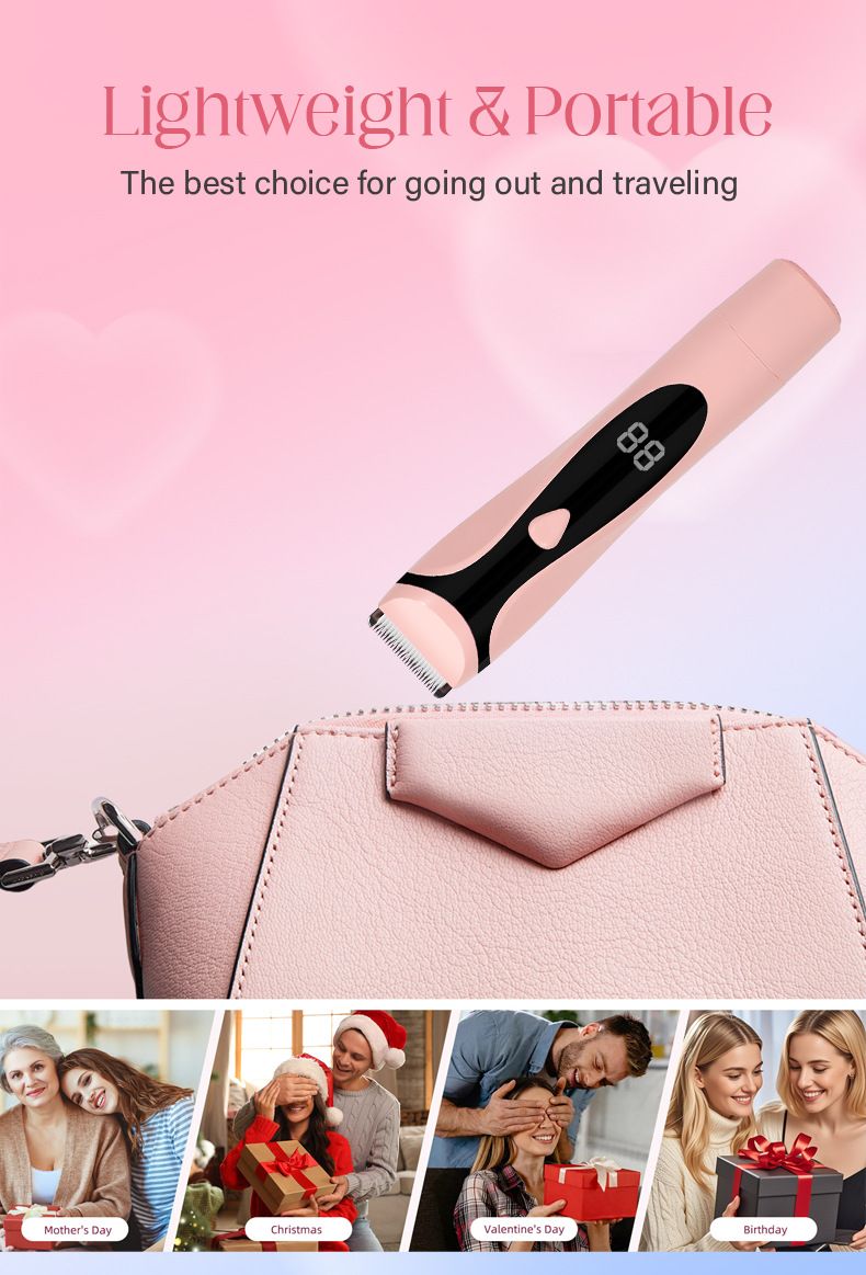 2025 New Cross-Border Removal Device For Women, Private Area, Pubic Armpit Hair, Full Body Shaver, Anti-Scratch Electric Hair Trim_voghion.com
