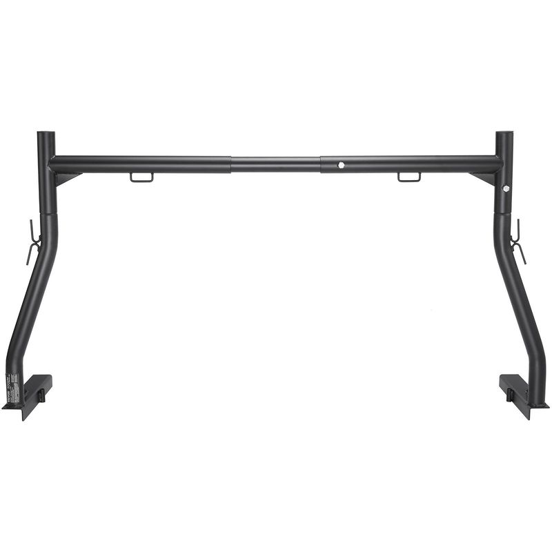 VEVOR Truck Rack, 46-71inch Extendable Truck Ladder Rack, 800 Lbs Capacity Steel Ladder Rack For Truck With Non-Drilling J-bolts, Heavy Duty Truck Bed Rack For Kayak, Surfboard, Lumber, Ladder_voghion.com