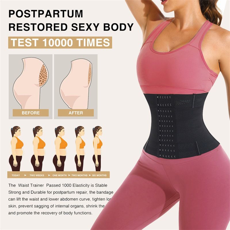 Men's Women's Fitness Exercises With Elastic Abdominal Bands For Tightening Restraining Waist Exercises, Postpartum_voghion.com