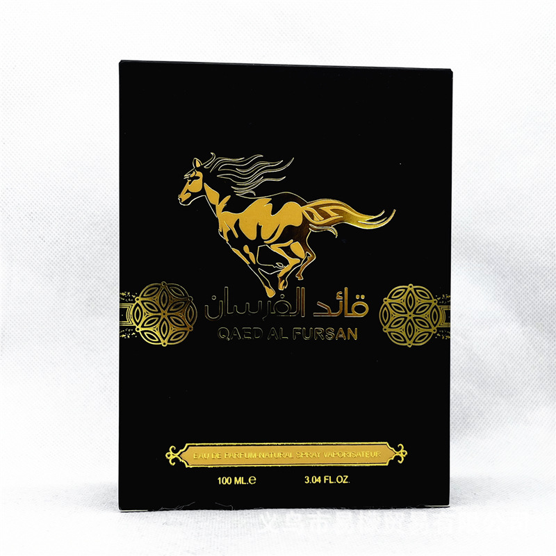 Ny parfym QAED AL FURSAN Black Mustang Mellanöstern Arab Utrikeshandel Dubai Export Parfym_voghion.com