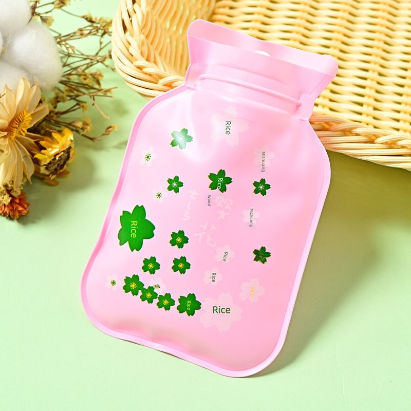 Bolsa de agua caliente con inyección de agua de dibujos animados gruesos de invierno, linda bolsa de mano cálida con forma de corazón para niña, calentador de manos portátil para estudiantes, venta al por mayor_voghion.com