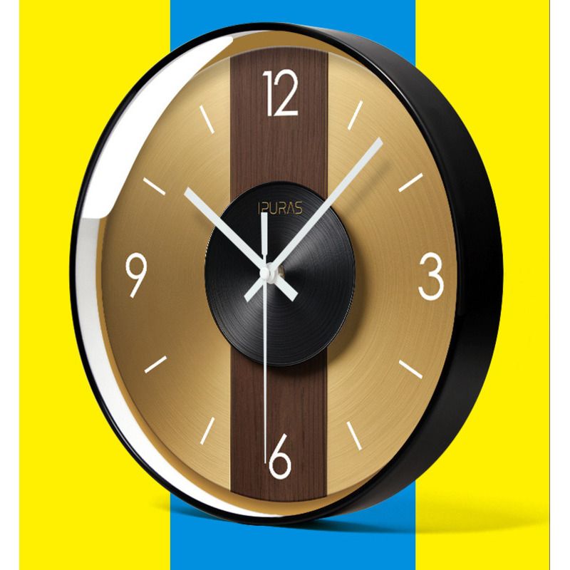 Yipula 7080 Modern Light Luxury European Style Living Room Creative Simple Home Fashion Elegant Wall Clock_voghion.com