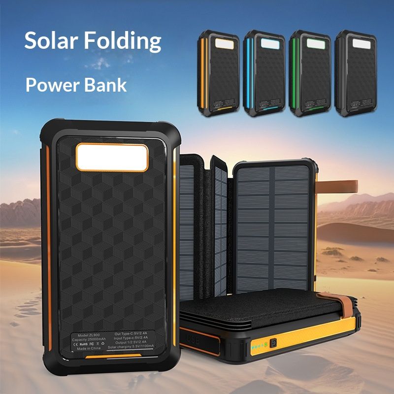 50704555550<=3 Grenzüberschreitende Solar-Beleuchtungsbank 20000mAh Hohe Kapazität Kabelloses Laden Tragbare wasserdichte mobile Stromversorgung für den Außenbereich_voghion.com