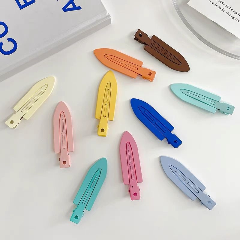 2 komplekti kreemjas meigitüdruku südamekommi värvi õmblusteta juuksetuka klambrid, küljeklambrid_voghion.com