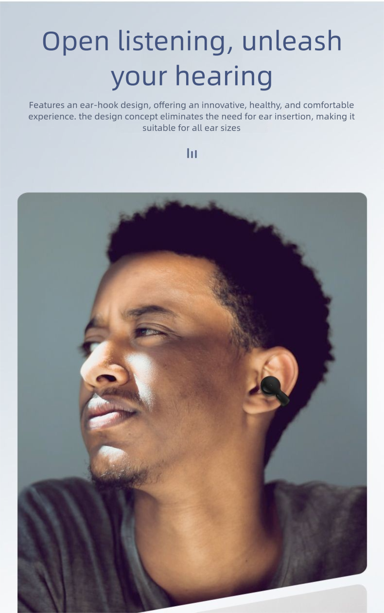 Ultra-long Call New Running Wireless Bluetooth Earbuds Clip-on Dynamic Sound Surround Effect Long Battery Life_voghion.com