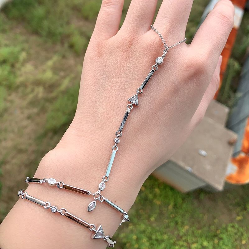 Set di bracciali geometrici da donna, stile minimalista, alla moda, impilabili, per donne, alla moda, stile boho chic, con catena a mano, regalo per lei_voghion.com