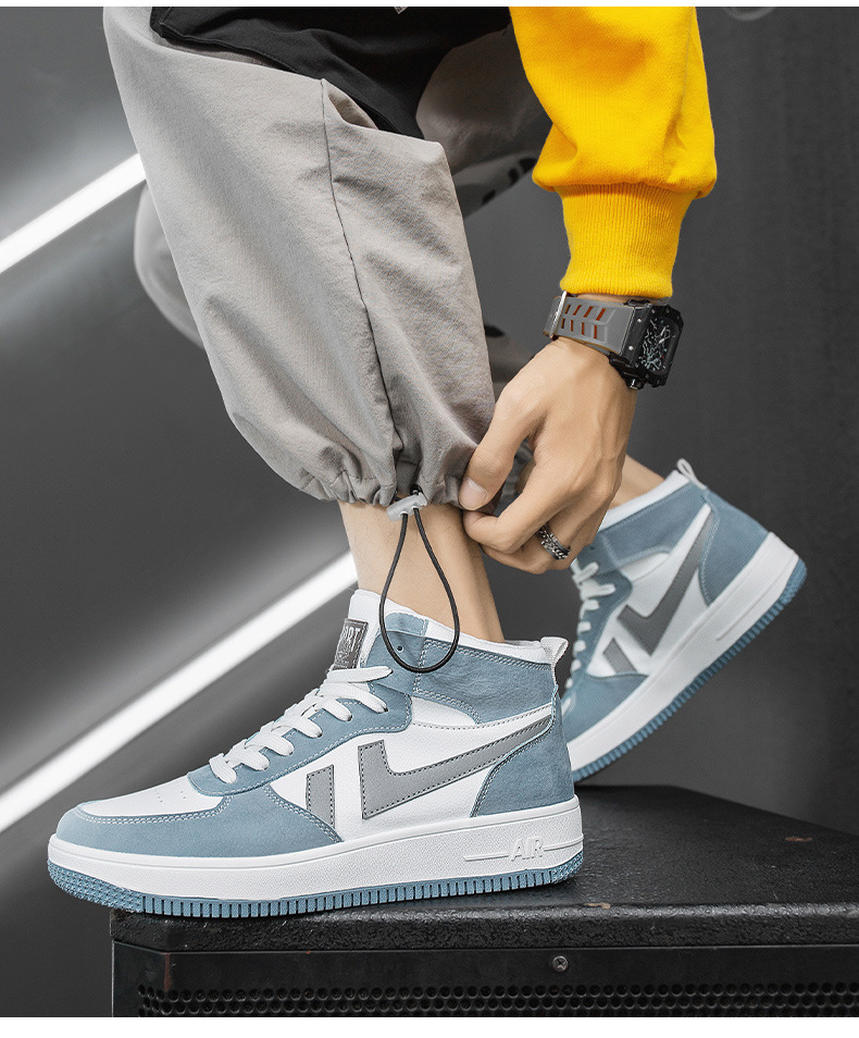 Herrenschuhe 2023 Frühjahr neue High-Top-Freizeitschuhe trendige All-Match-Schuhe Herren-Sportschuhe One Sneakers_voghion.com