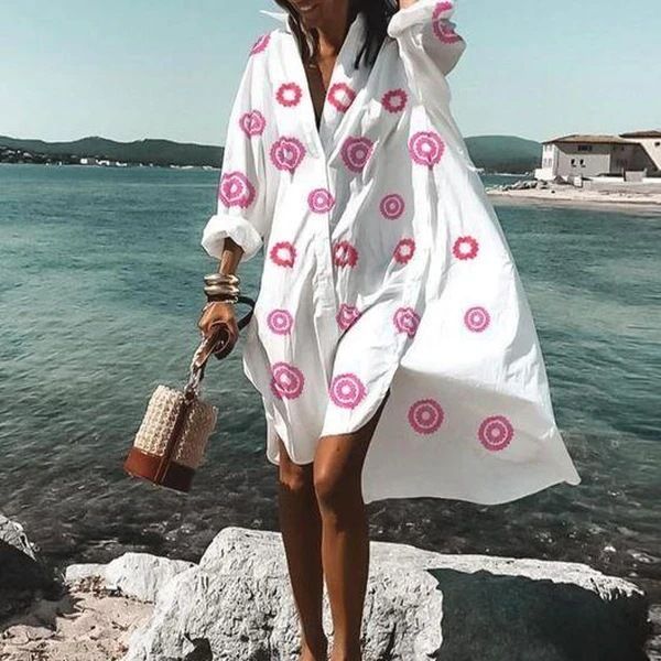 women's clothing hot-selling summer fashion temperament hot-selling shirt dress_voghion.com