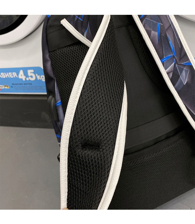2024 New Korean Edition Boys' Travel Ba Personalized Trend Large Capacity Heat Transfer Printing Casual Student_voghion.com